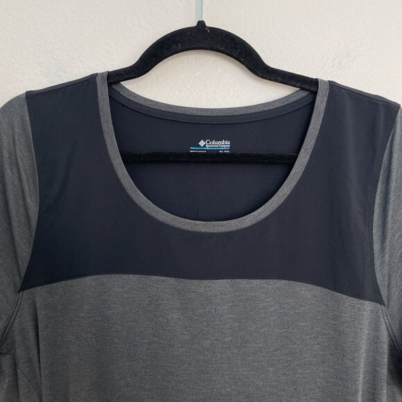 Columbia Womens XL Short Sleeve Place to Place II Dress Gray - Picture 2 of 9